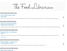 Tablet Screenshot of foodlibrarian.com